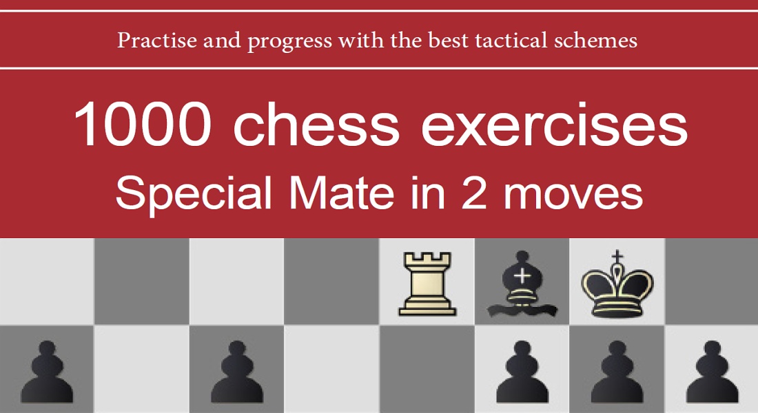 Chess exercise book special mate in 2 moves by Regis Warisse